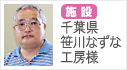 施設　千葉県　笹川なずな工房様