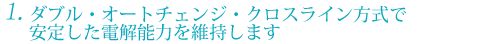 水漏れセンサーを装備した安全設計